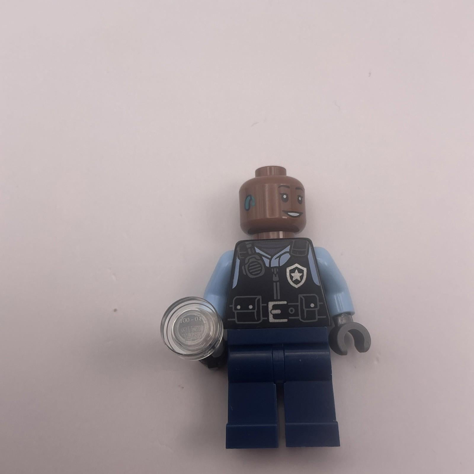 Lego Mini Figure SH 1087 - Female Security Guard - New & Genuine From Set 76300