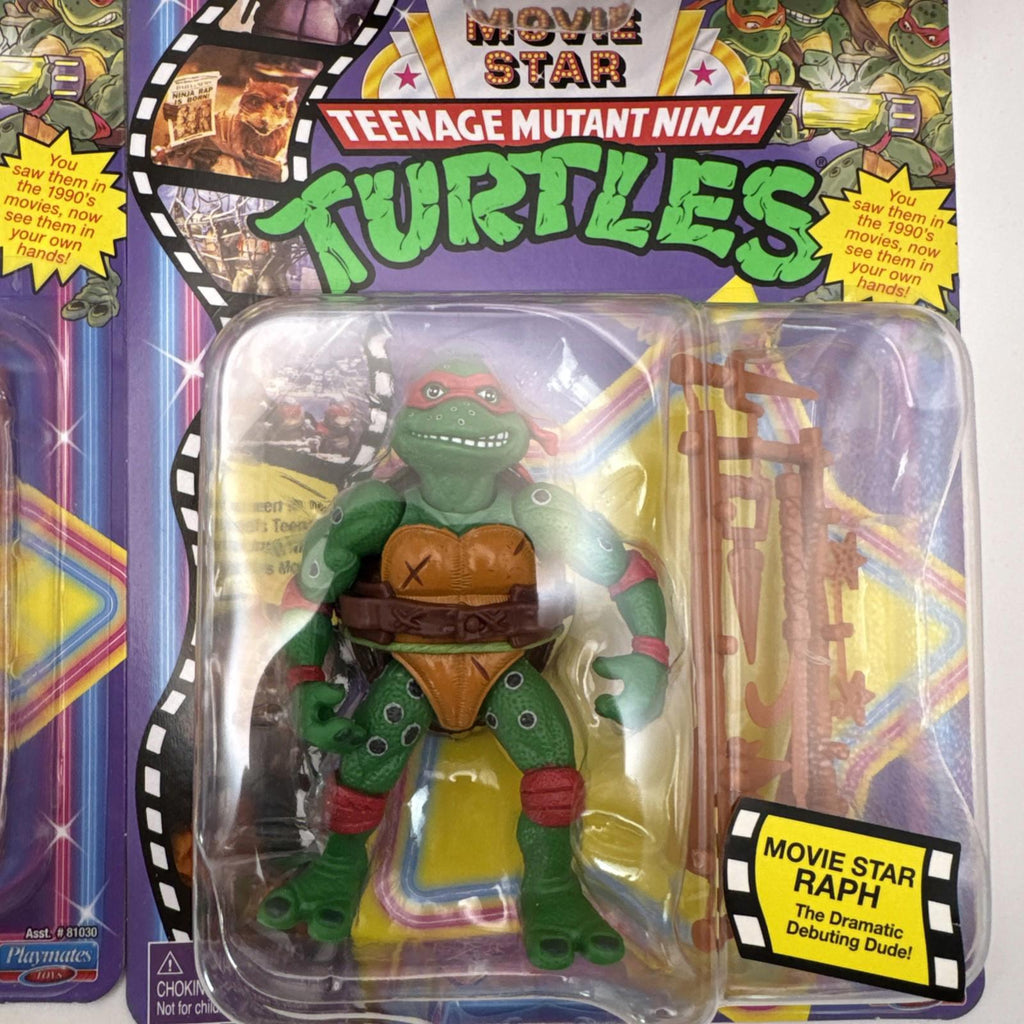 Teenage mutant ninja turtles TMNT Movie Star 4  Action Figures Boxed In Outer