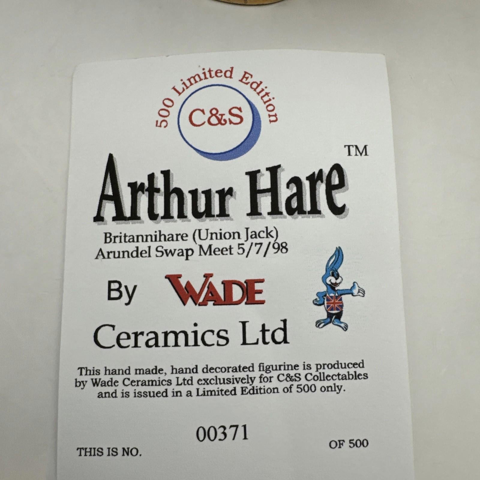 Wade Arthur Hare Collection The Shareiff  Britiannihare Bravehare Harestronaut