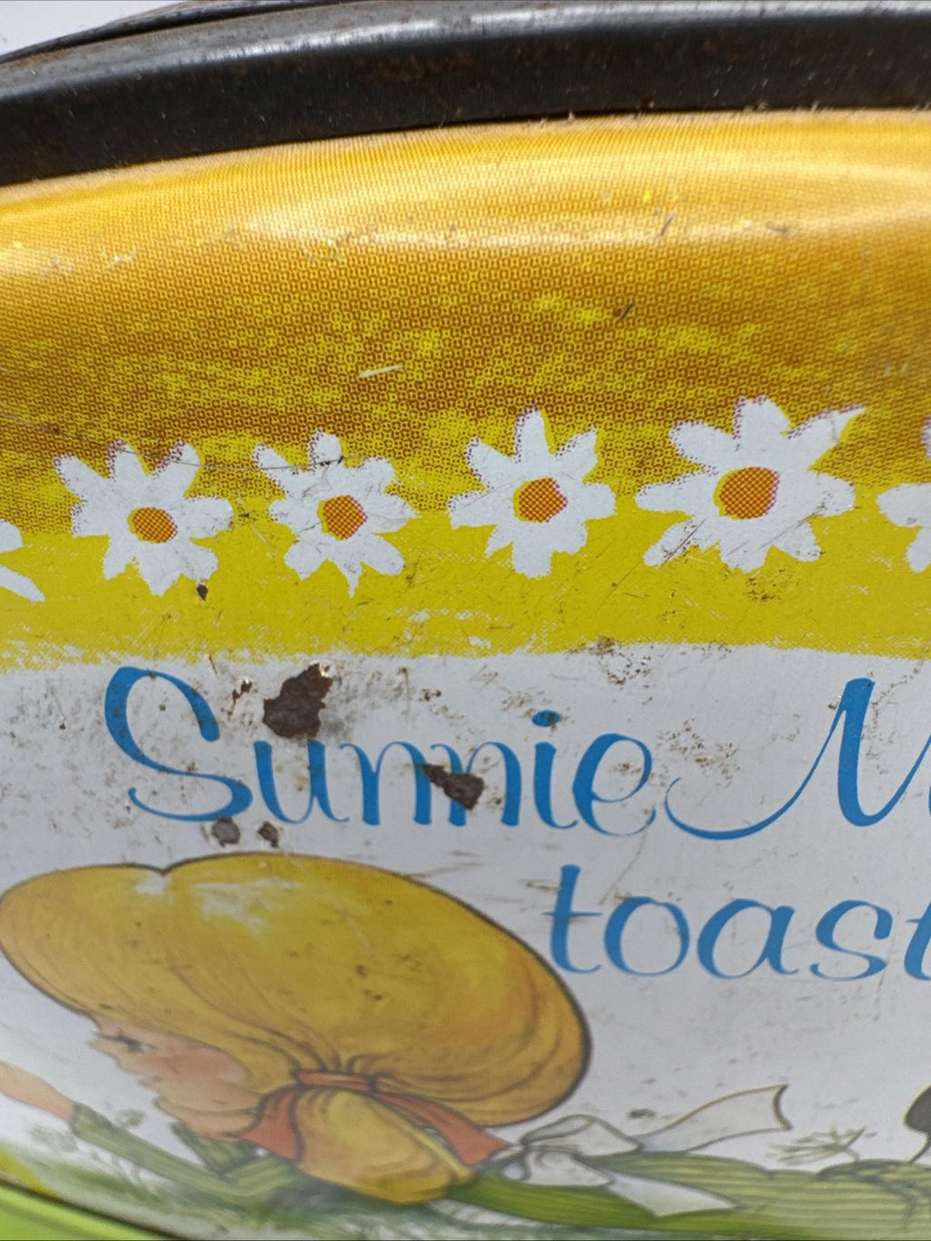 Sunnie Miss Toaster Ohio Art Child's Tin Toy Metal Retro  Vintage 1960’s