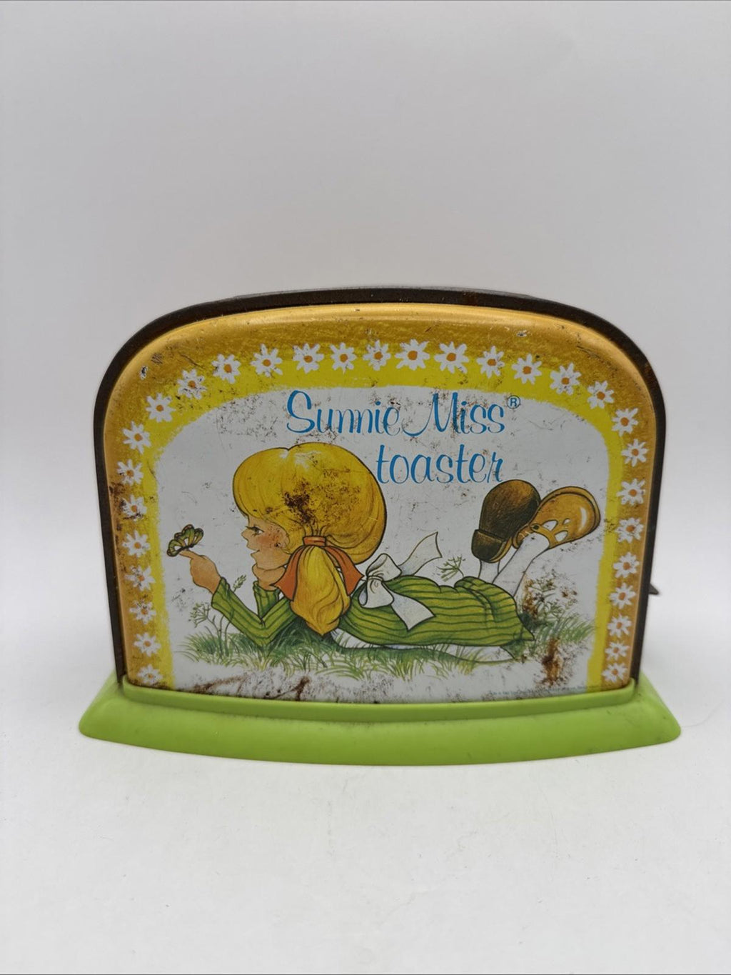 Sunnie Miss Toaster Ohio Art Child's Tin Toy Metal Retro  Vintage 1960’s