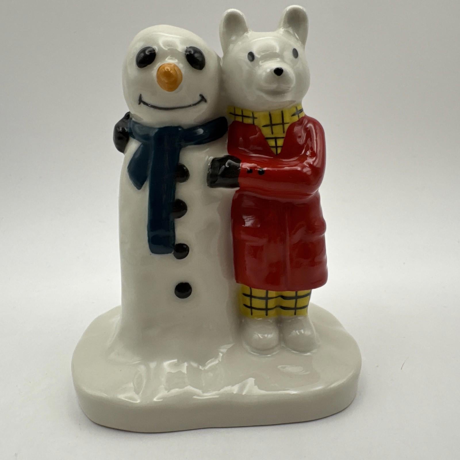 Camtrak Childhood Favourites by Wade No. 4 Rupert & the Snowman Limited Ed COA