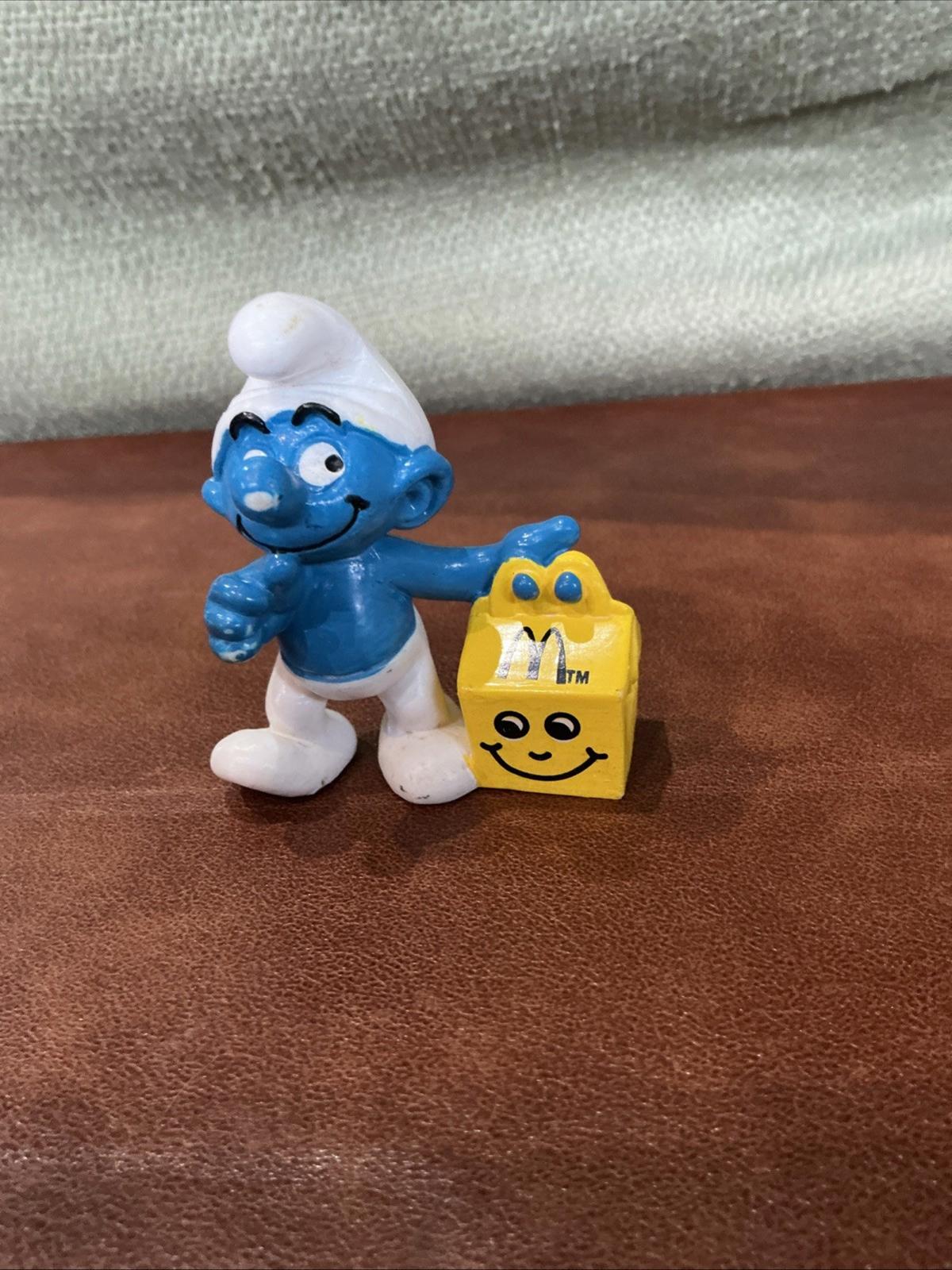 1996 Vintage McDonald’s Promotional Smurfs X 6 Bundle Collectible SM099