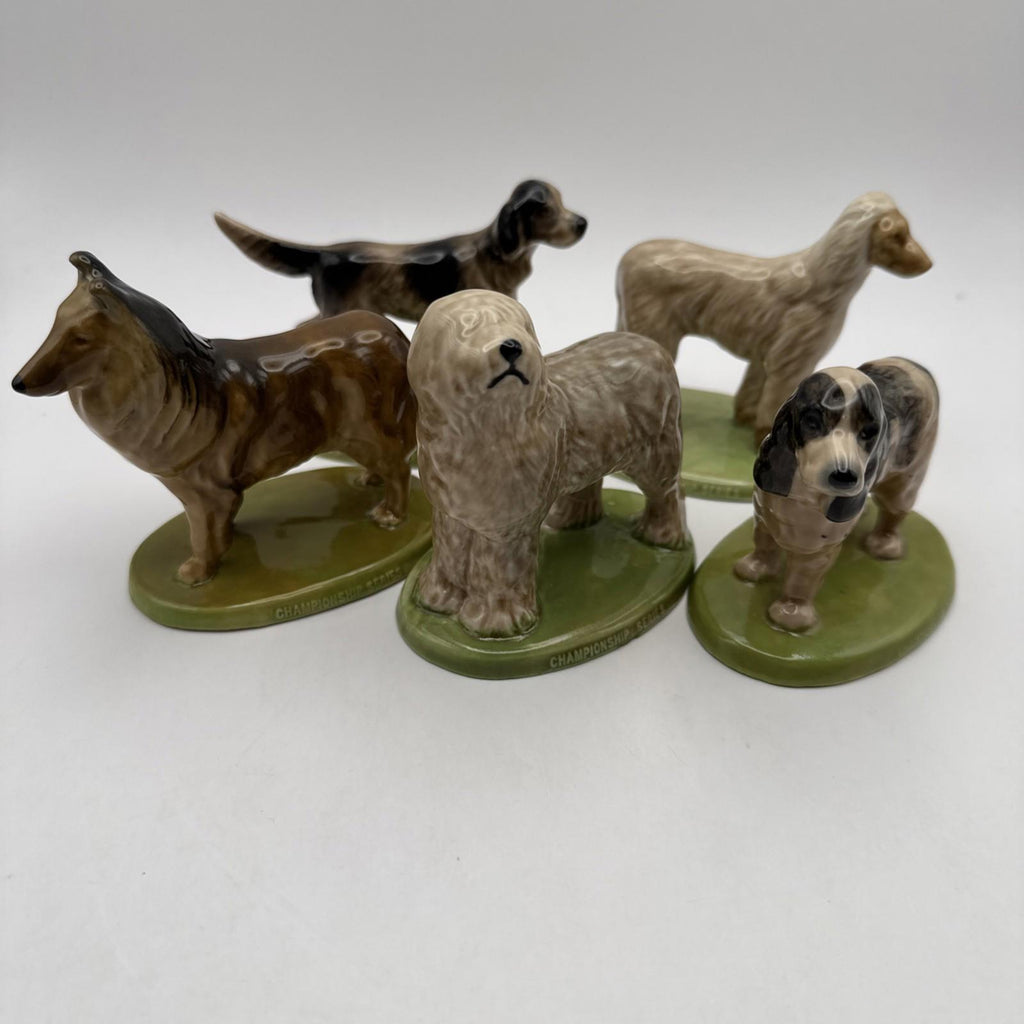 Wade Dog Championship Series 1975-1981 X 5 Excellent Condition