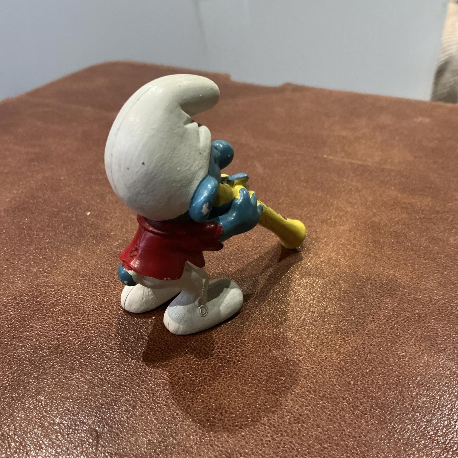 Vintage Flutist Smurf 20048 Collectable SM042