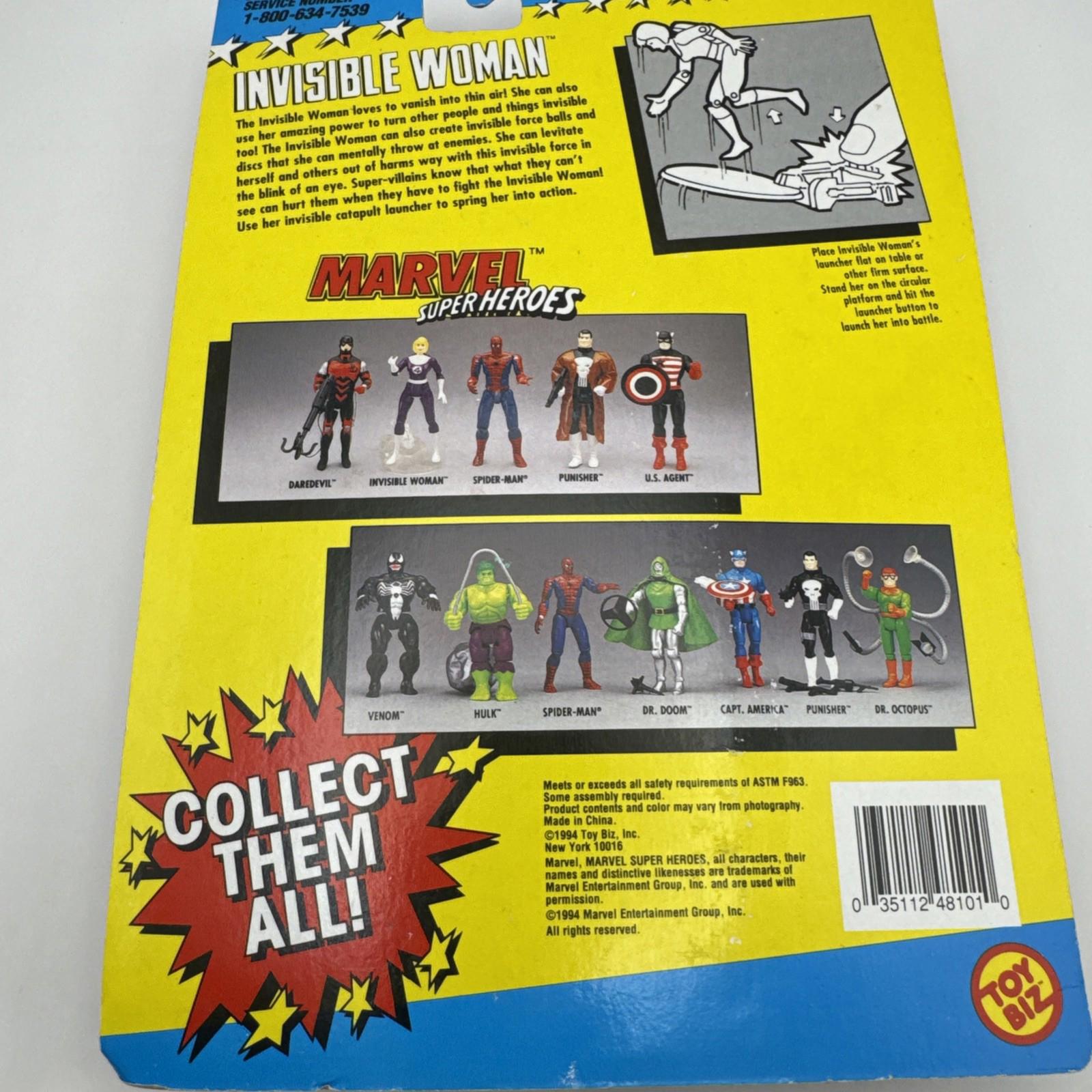 Marvel - Fantastic Four Invisible Woman Figure 1994 Toybiz