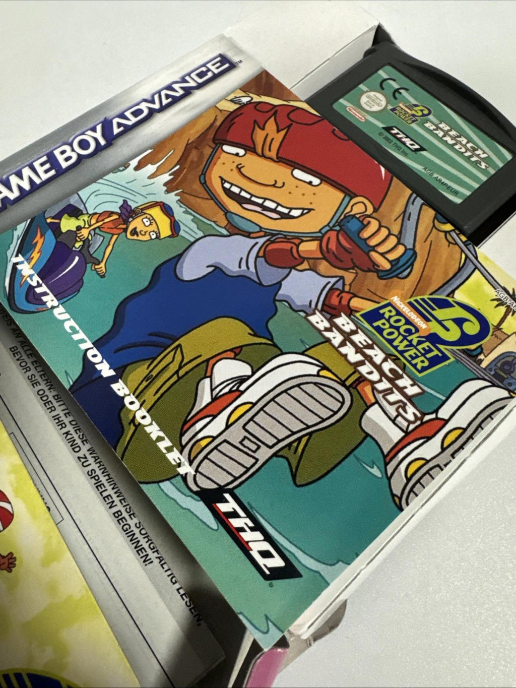 Game Boy Advance Boxed Nickelodeon Rocket Power Beach Bandits Nintendo