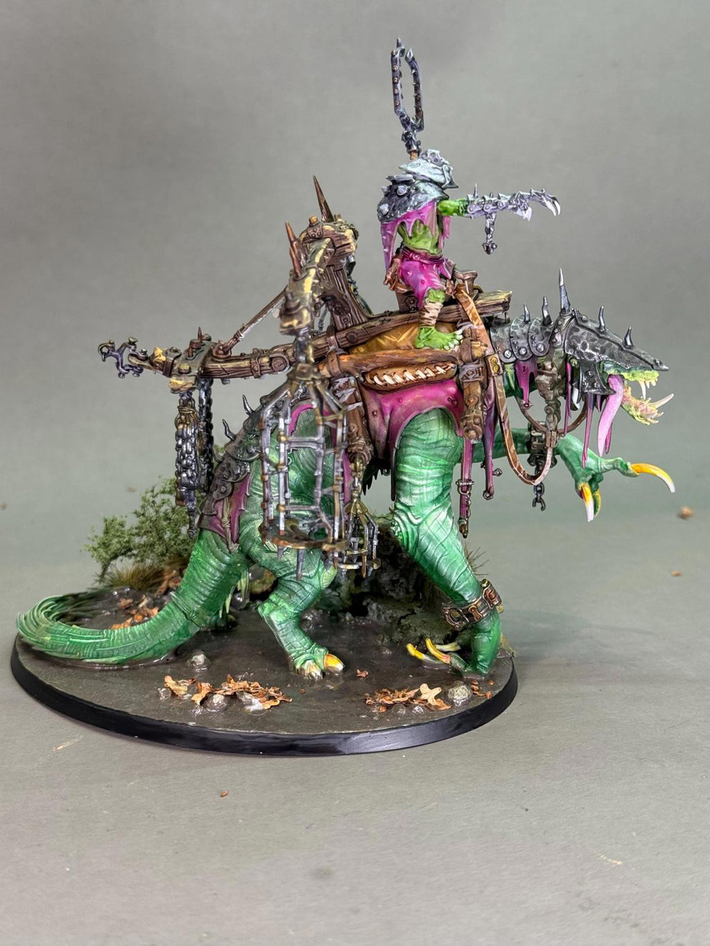 Warhammer Swamp Boss Skumdrekk painted miniature ready to ship