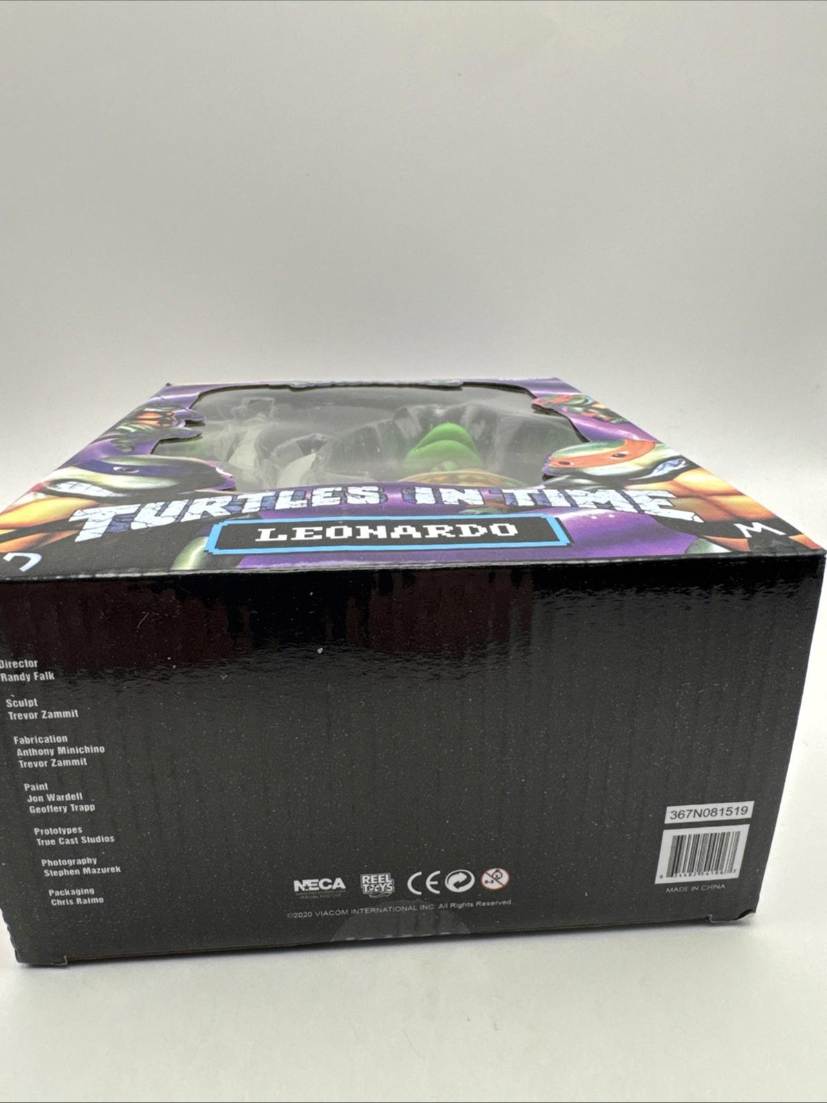 NECA TMNT Teenage Mutant Ninja Turtles Turtles in Time 7" Leonardo