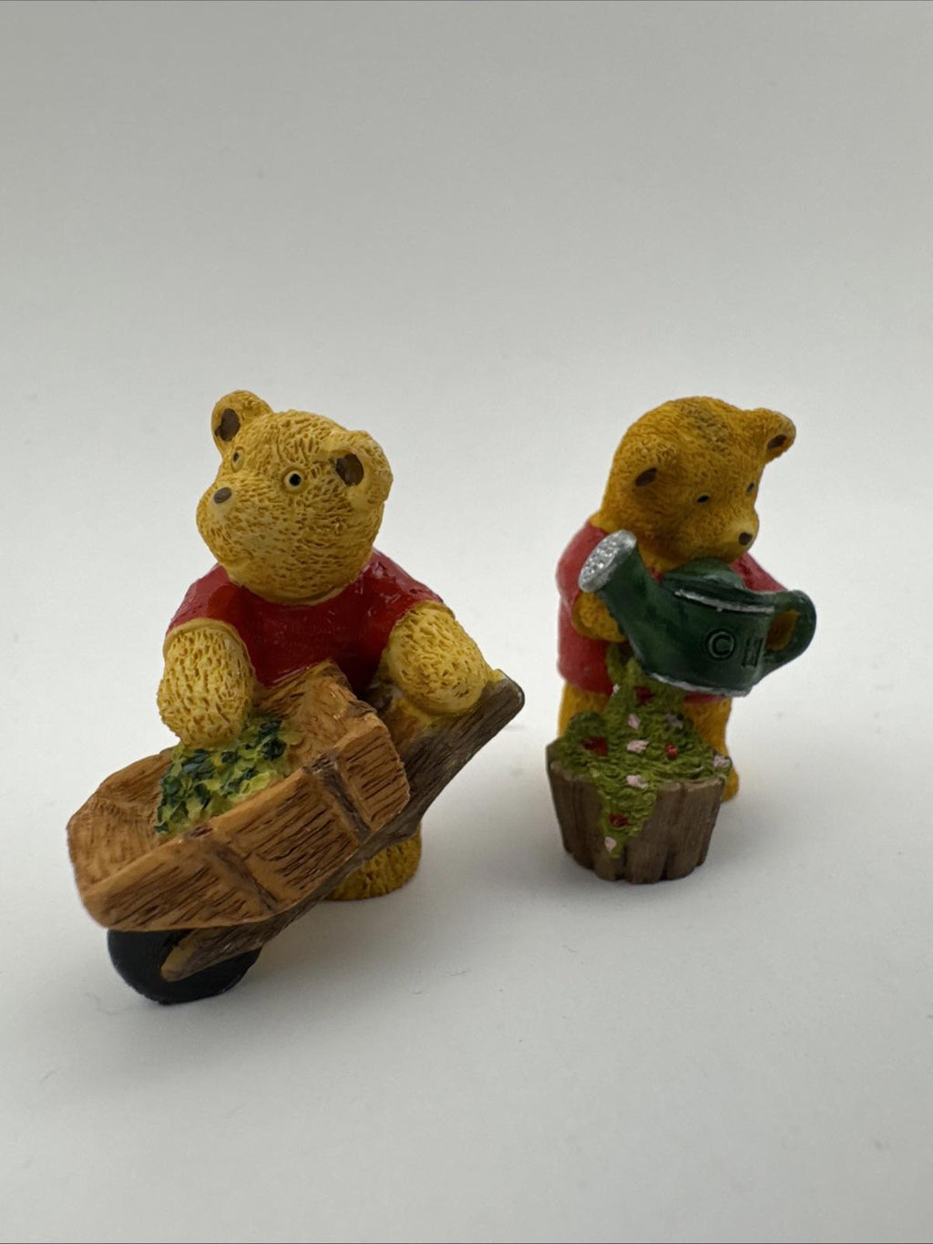 18 X Vintage R&R Hill 3cm Bears  VGC Upcott Collection Hand Painted Box 1