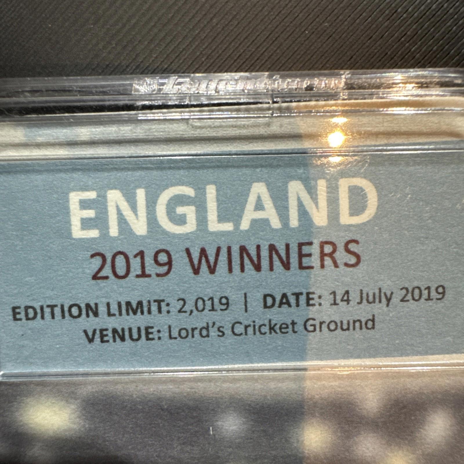 England 2019 Winners 10p Coin Brilliant Uncirculated In Capsule UK
