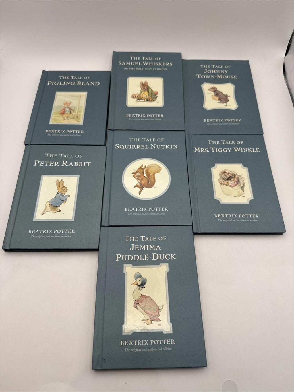 Beatrix Potter 7 small hardcover story books in excellent condition 2002