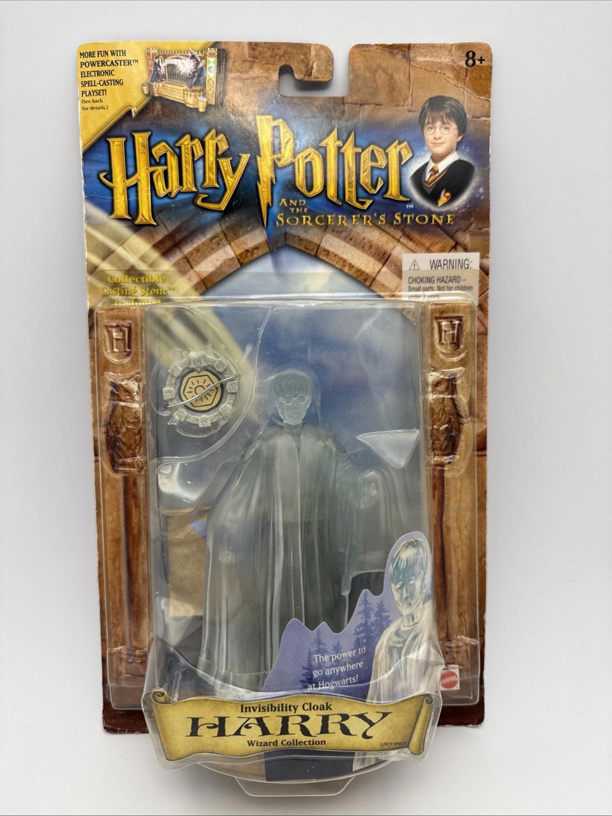 Vintage Mattel Harry Potter Sorcerer's Stone Figure - Invisibility Cloak Harry