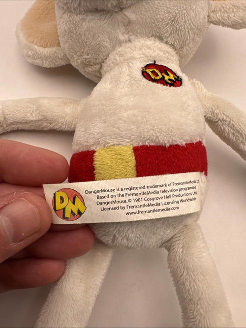 30cm Danger Mouse Plush Soft Toy 1981 Vintage Retro Collectable Tv Series