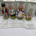 Wade Scarecrow Family Ma, Baby, Pa & Teen Straw of Millfield Farm Boxed COA Mint