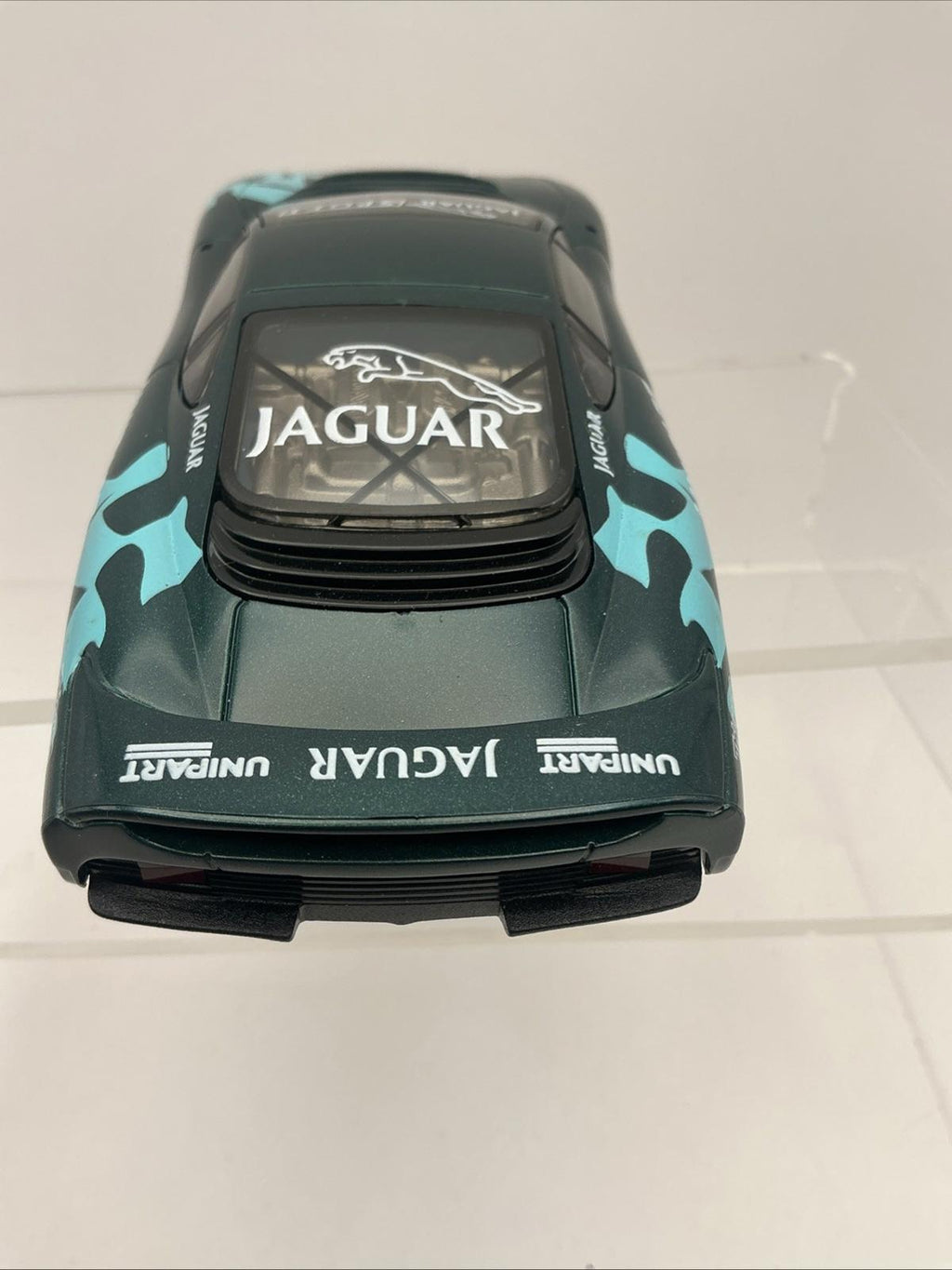 Scalextric C483 Jaguar XJ220C Endurance Unipart Le Mans Boxed Slot Car VGC