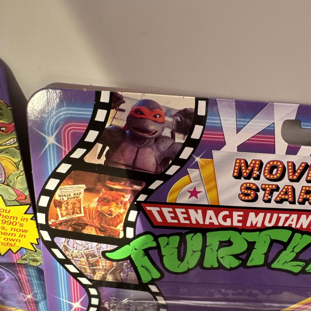 Teenage mutant ninja turtles TMNT Movie Star 4  Action Figures Boxed In Outer