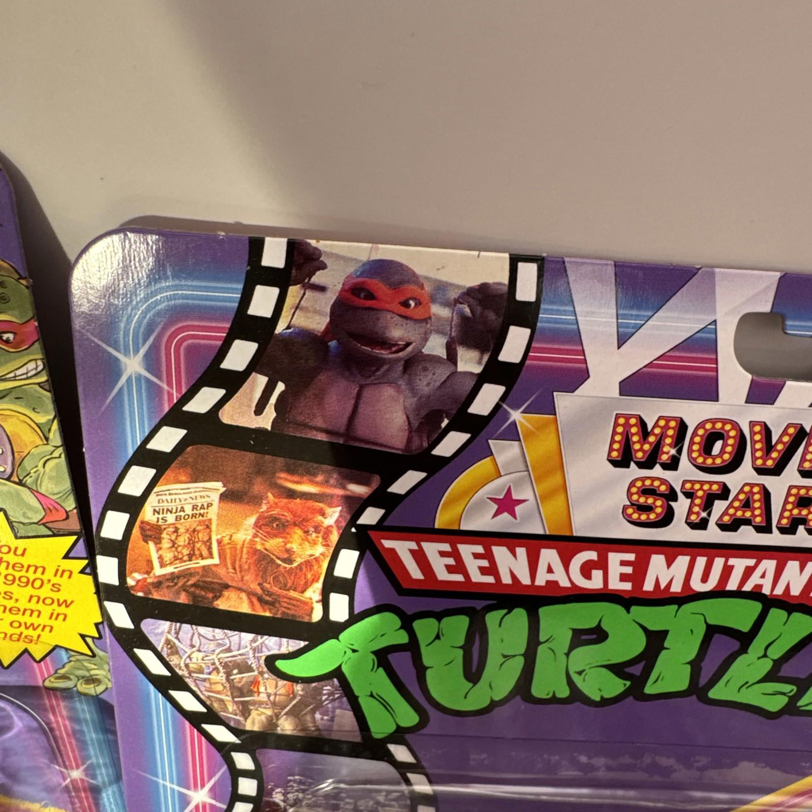 Teenage mutant ninja turtles TMNT Movie Star 4  Action Figures Boxed In Outer