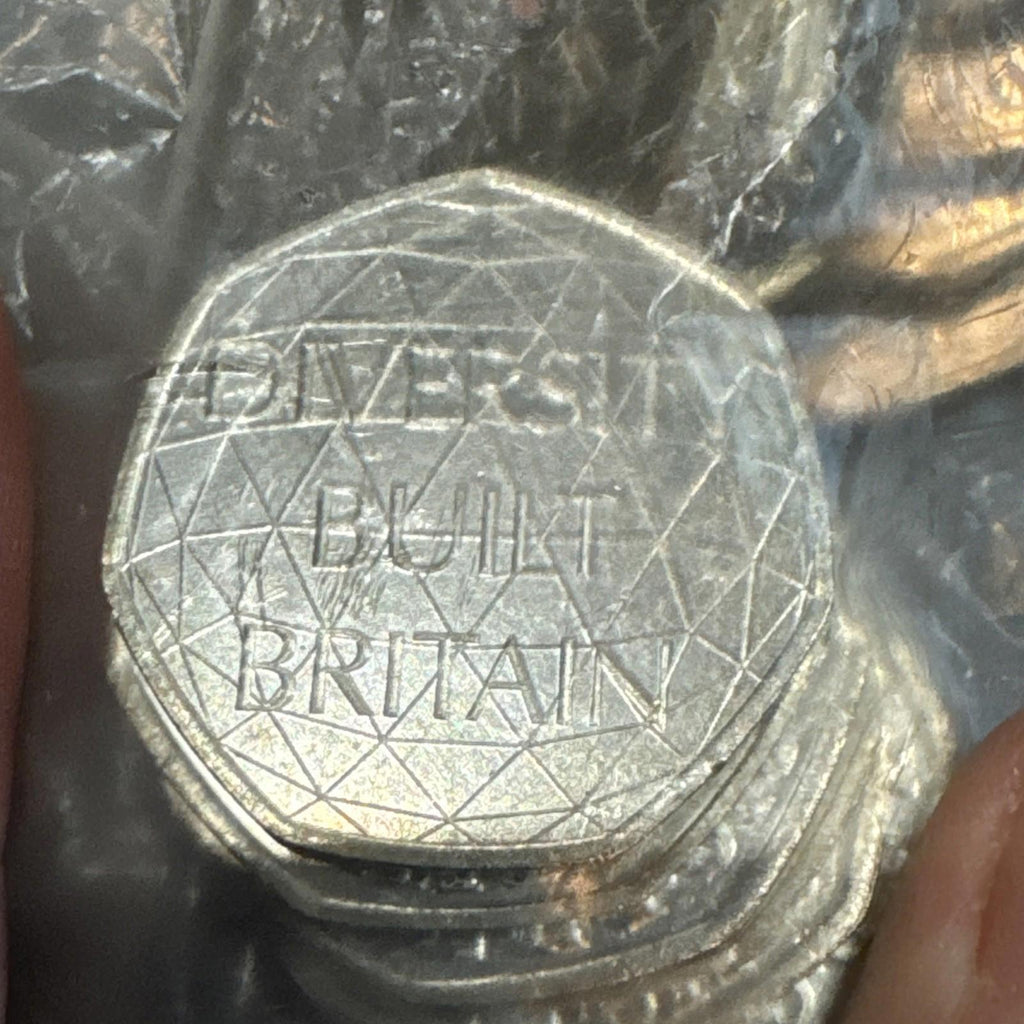 Sealed Bag Of Diversity Built Britain 50p Coins