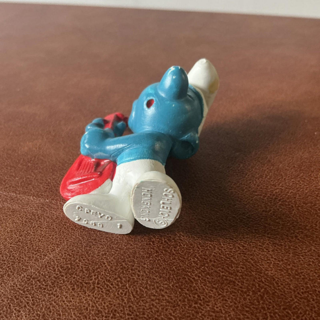Lute Musical Smurf  ( Red Variant) 20013 PEYO Vintage Excellent Condition SM031