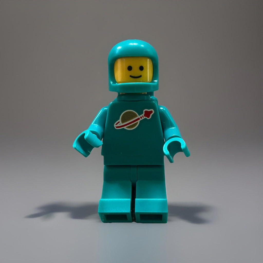 LEGO Ideas Classic Spaceman Astronaut Idea 227 Teal / Turquoise Minifigure
