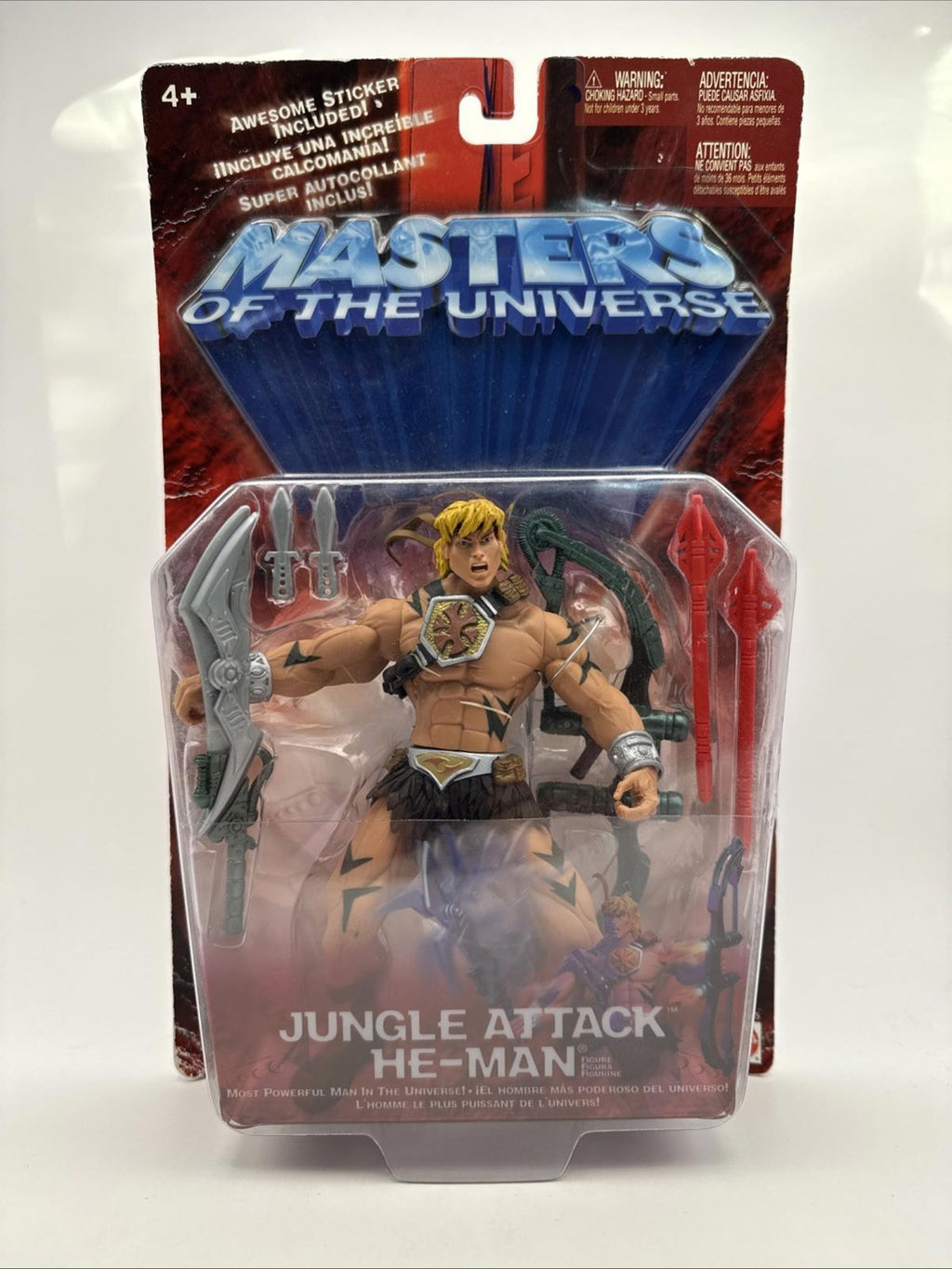 JUNGLE ATTACK He Man 200X Figure Masters Universe MOTU Mattel ORIGINS Classics