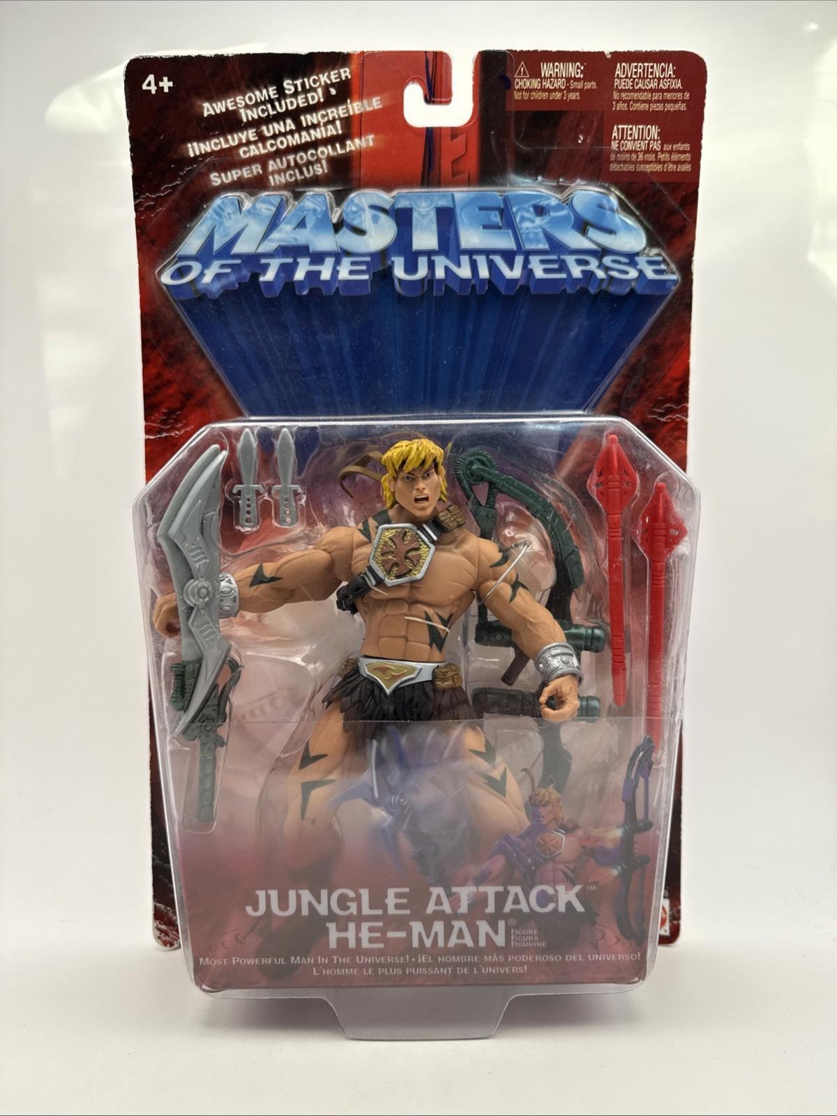 JUNGLE ATTACK He Man 200X Figure Masters Universe MOTU Mattel ORIGINS Classics