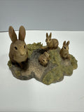 Border Fine Arts RW6 Rabbits Chiltern Collection