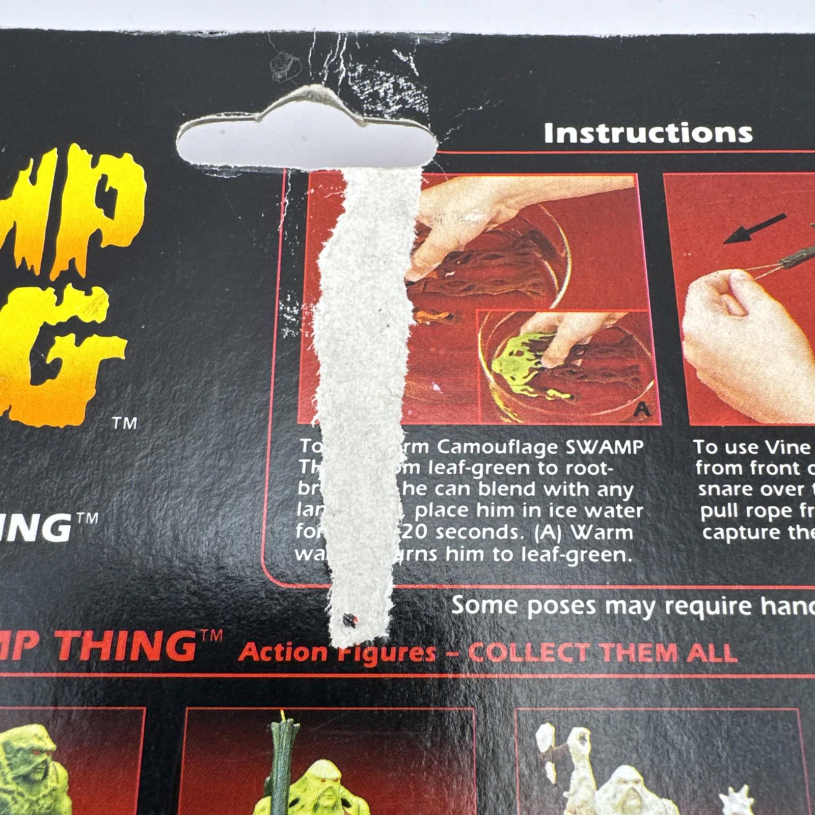 Kenner 1990 Swamp Thing Camouflage Swamp Thing With Vine Snare Vintage
