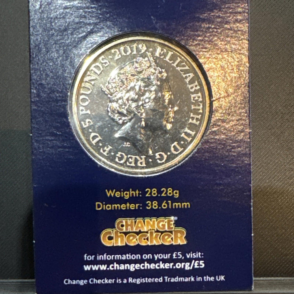 UK 2019 QUEEN VICTORIA CERTIFIED BRILLIANT UNCIRCULATED £5 - sealed pack