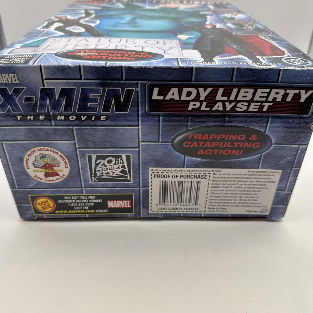 Marvel X-Men The Movie Lady Liberty Playset Toy biz Boxed New 2000
