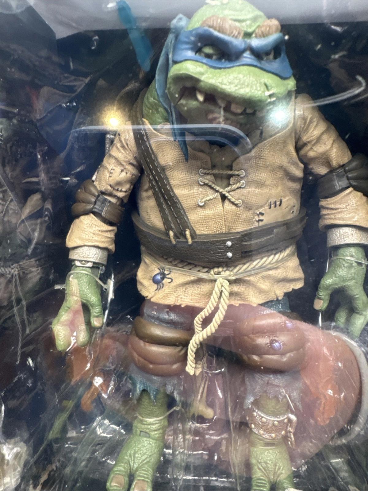 NECA TMNT Ultimate Leonardo Hunchback Universal Monsters Action Figure 7"