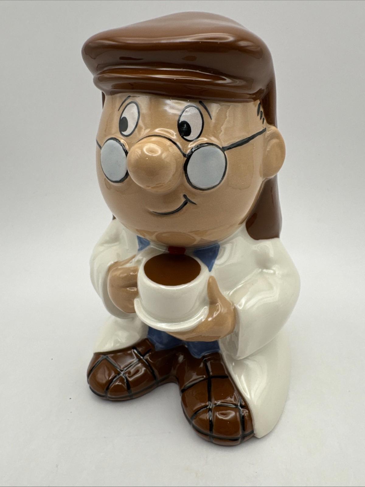 WADE Ceramic Tetley Tea Folk Gaffer Figurine Money Box Piggy Bank 1996 VGC