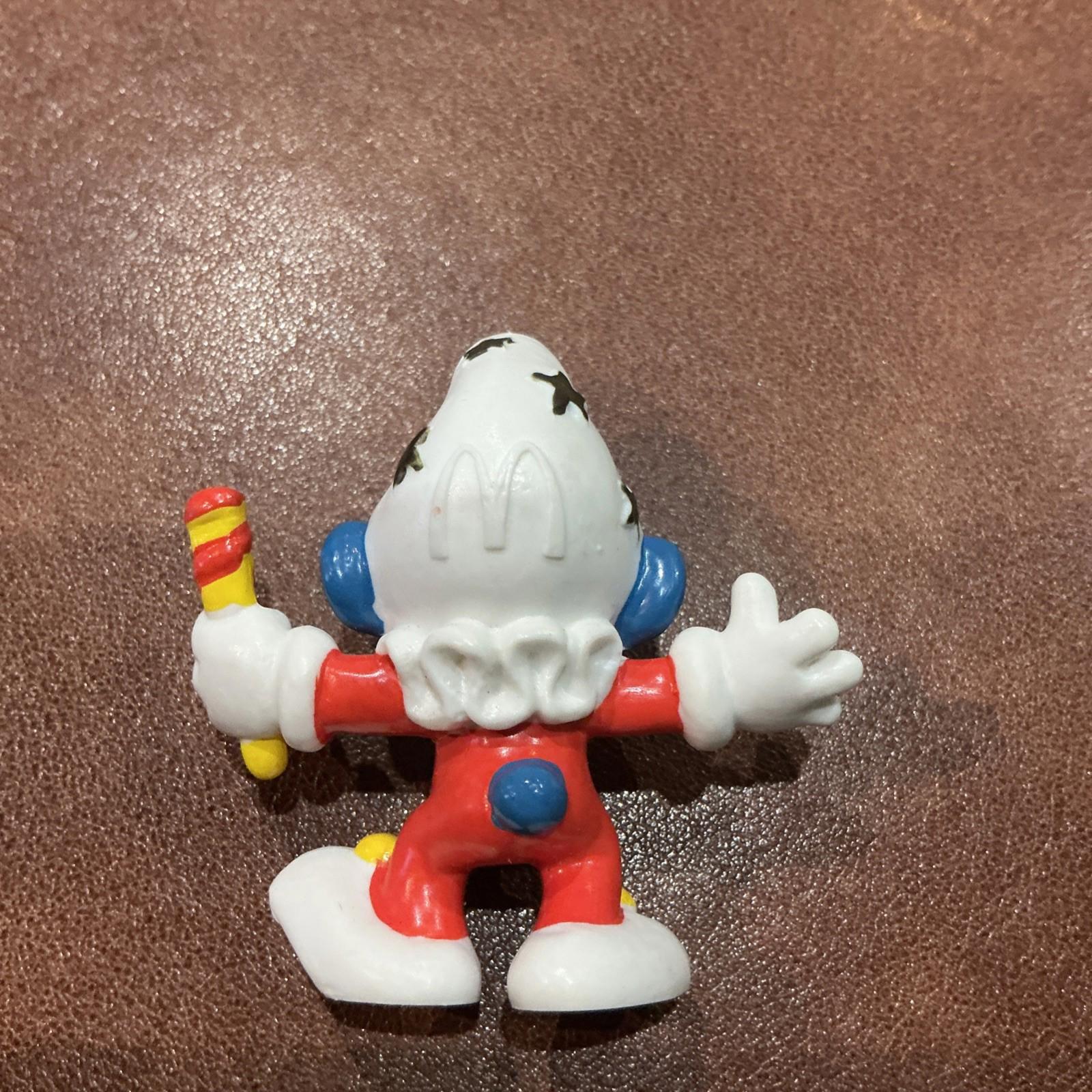 1996 McDonald’s Clown Smurf Collectable SM043