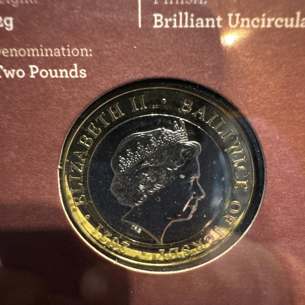 The Official RFU 150th Anniversary £2 Coin Brilliant Uncirculated In Capsule