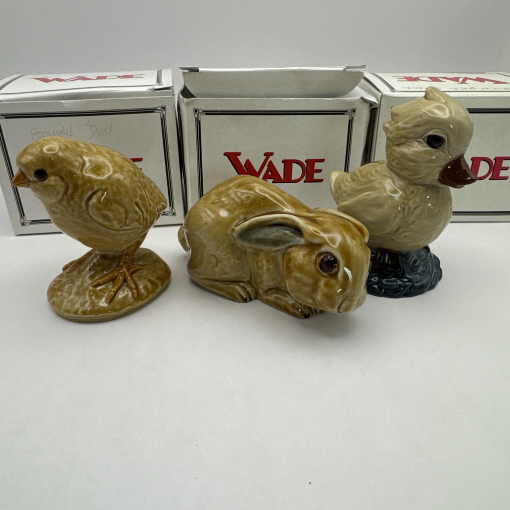 Wade Arundel Duck, Chick & Bunny 1997 -99 Collectors Club Boxed VGC