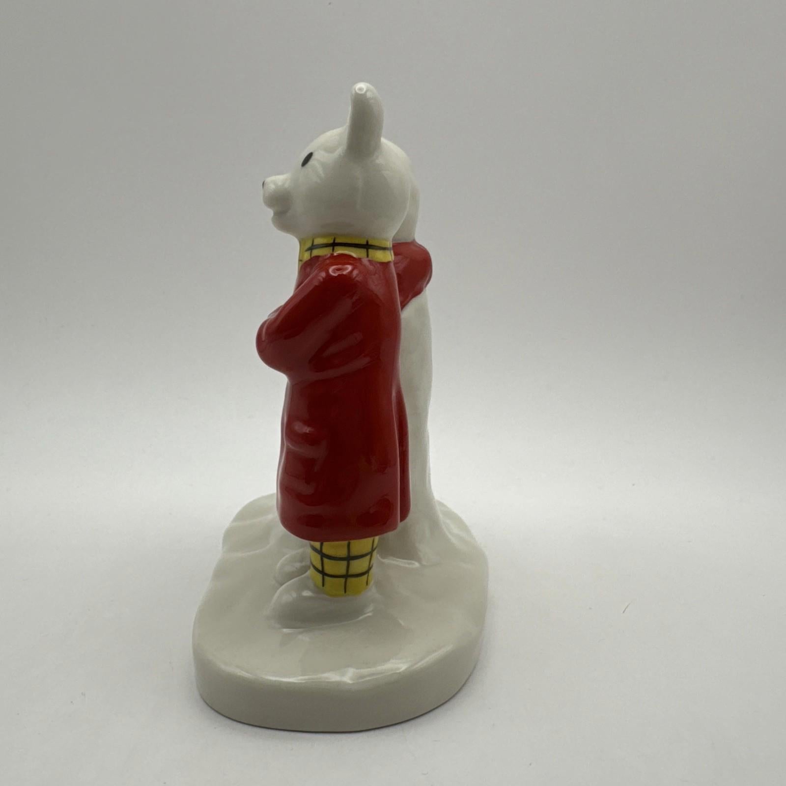 Camtrak Childhood Favourites by Wade No. 4 Rupert & the Snowman Limited Ed COA