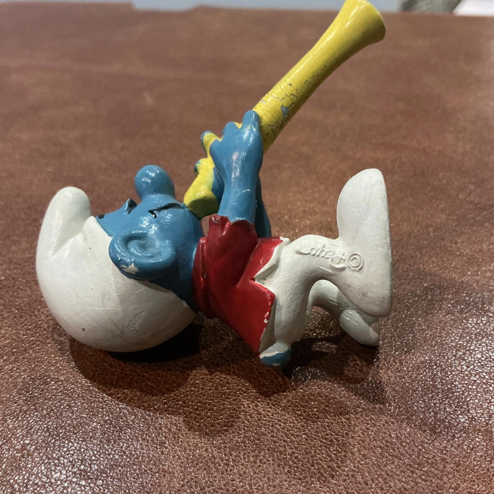 Vintage Flutist Smurf 20048 Collectable SM042