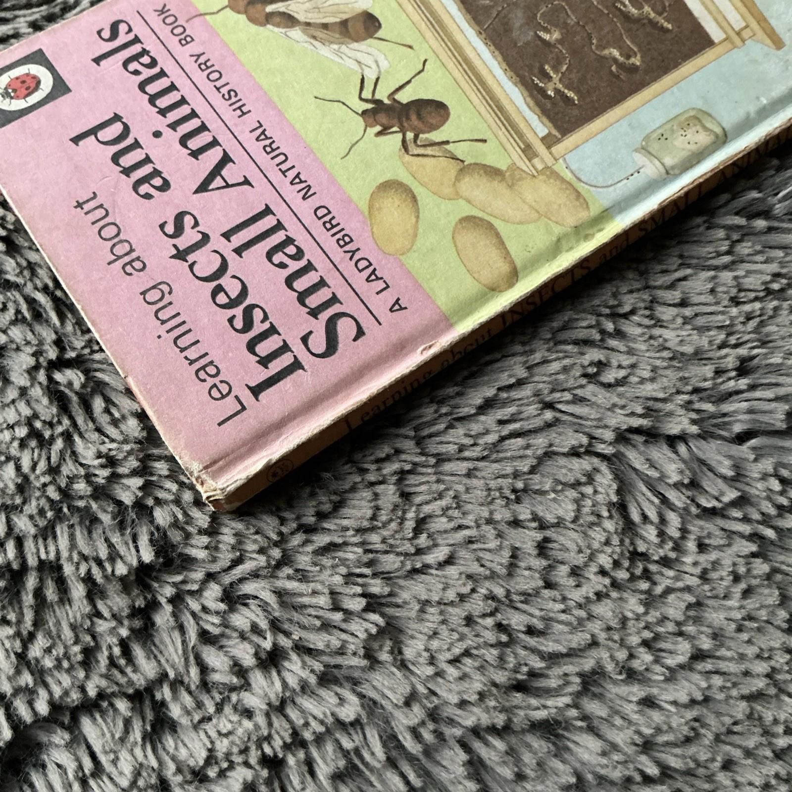 2 X Vintage Ladybird Books Insects & Small Animals And Pond Life 1972 1966