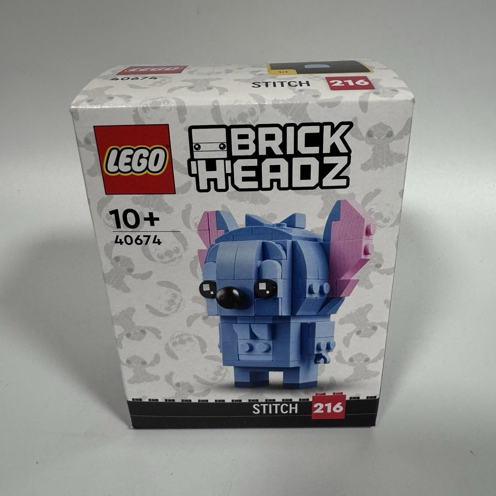 LEGO Brickheadz Disney Stitch (40674). From Lilo & Stitch. Brand New/Sealed/Gift
