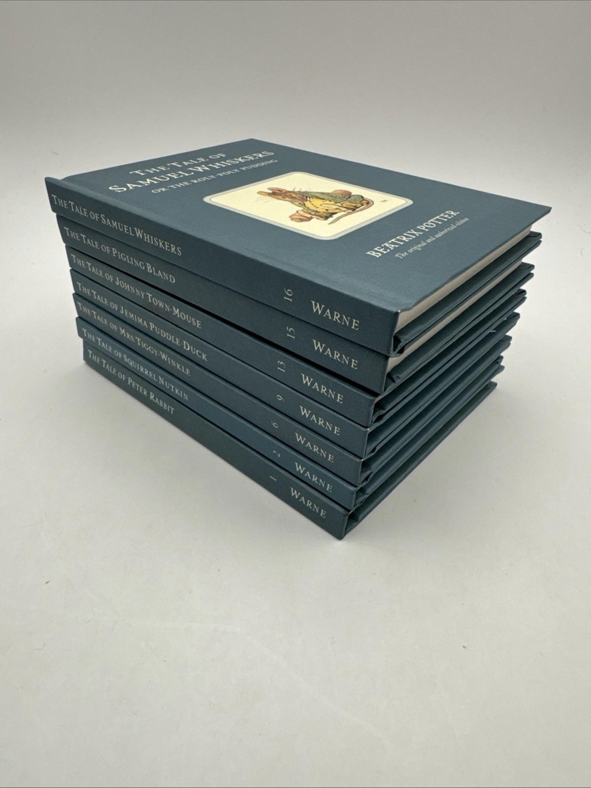 Beatrix Potter 7 small hardcover story books in excellent condition 2002