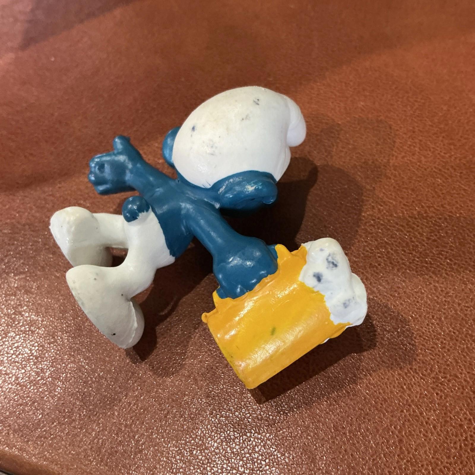 Vintage Beer Smurf  20078 Collectable Rare SM084