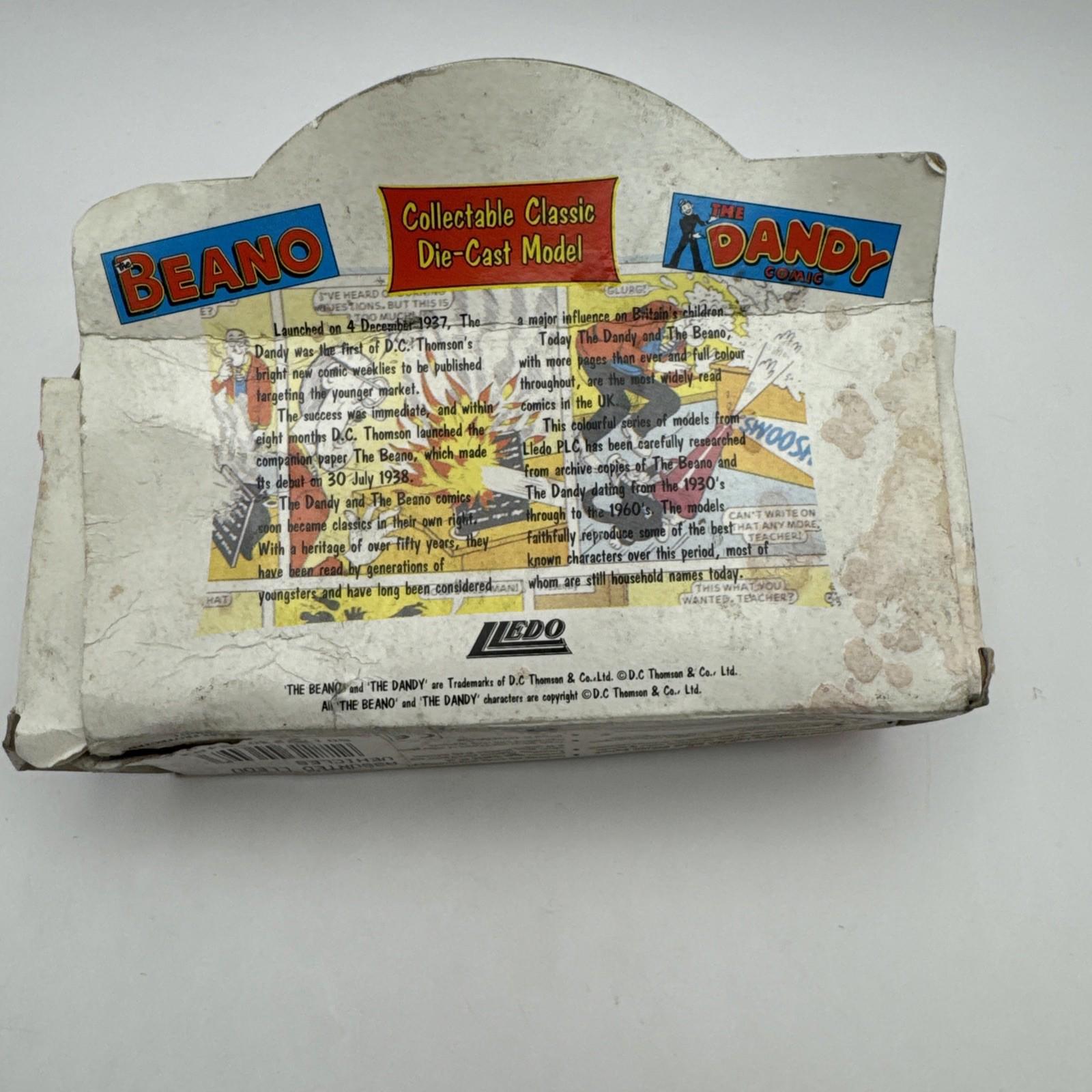 Dandy Beano Dennis Menace Toy Van, Die Cast Model Lledo