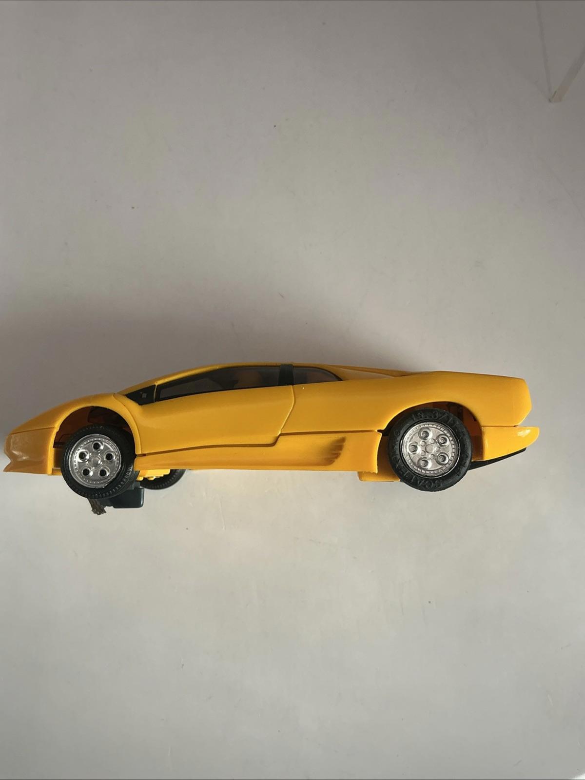 Scalextric Lamborghini Diablo C127 Yellow VGC Original Box