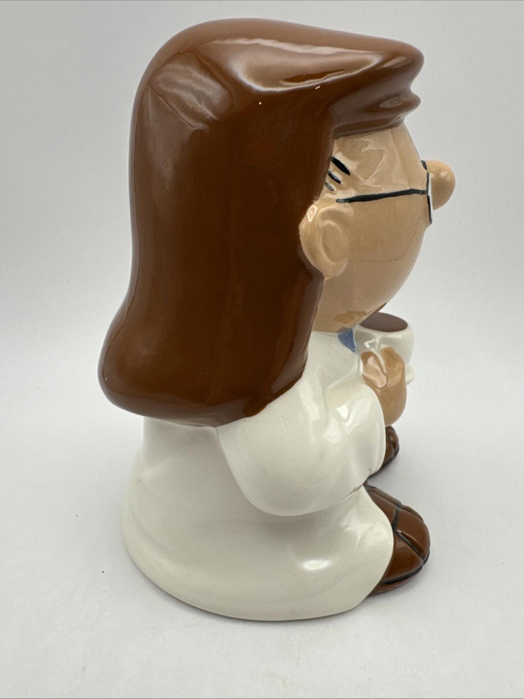 WADE Ceramic Tetley Tea Folk Gaffer Figurine Money Box Piggy Bank 1996 VGC