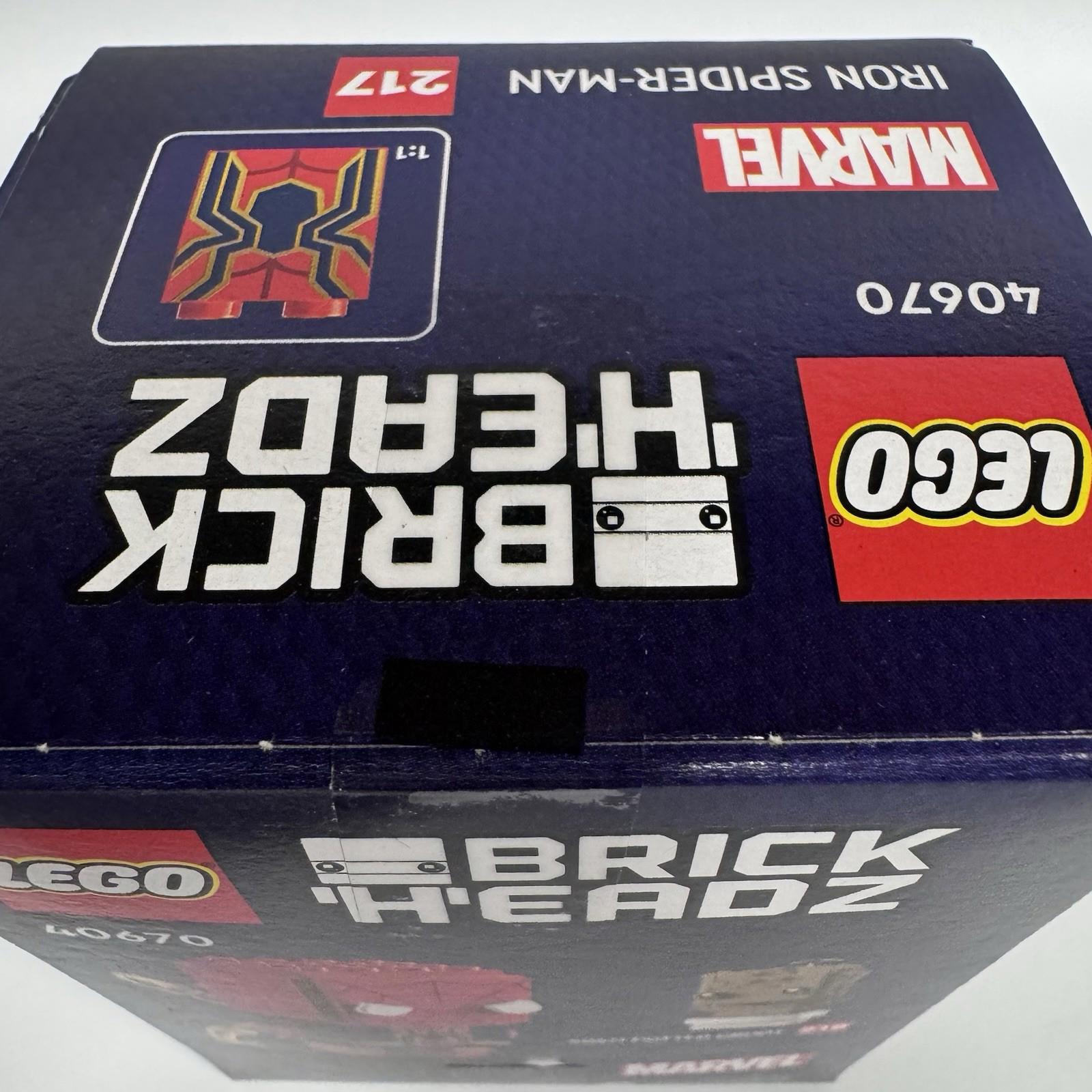 Lego BrickHeadz : Iron Spider-Man (40670) BRAND NEW, SEALED & RETIRED Set