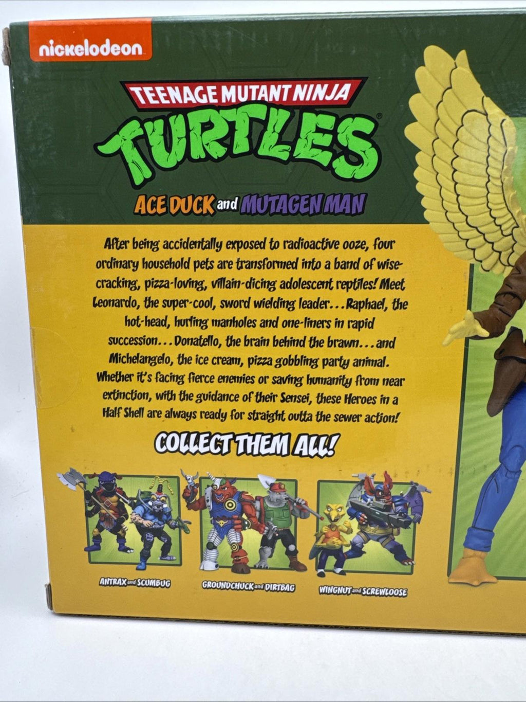 Teenage Mutant Ninja Turtles Cartoon Ace Duck & Mutagen Man NECA TMNT BNIB