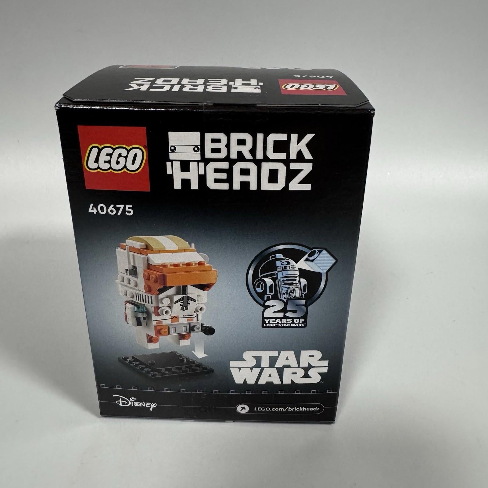 LEGO Brickheadz Star Wars Clone Commander Cody - 40675 - 2025 Retired