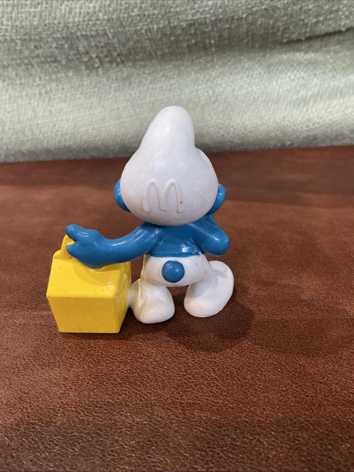 1996 Vintage McDonald’s Promotional Smurfs X 6 Bundle Collectible SM099