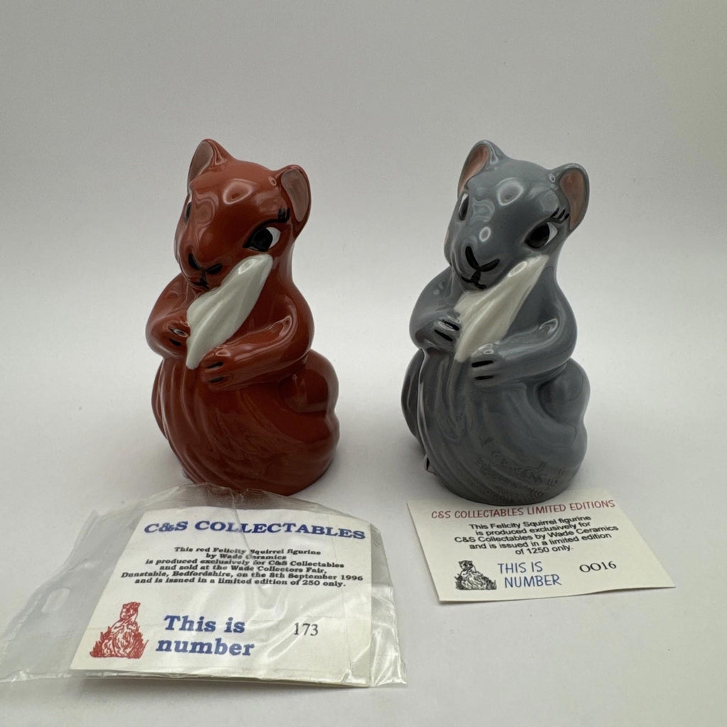 Wade Of England Felicity Squirrel & Red Felicity Boxed With COA Mint Condition